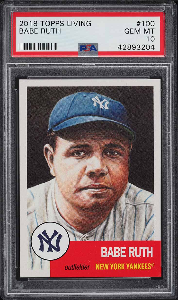 2018 Topps Living Babe Ruth #100 PSA 10 GEM MINT