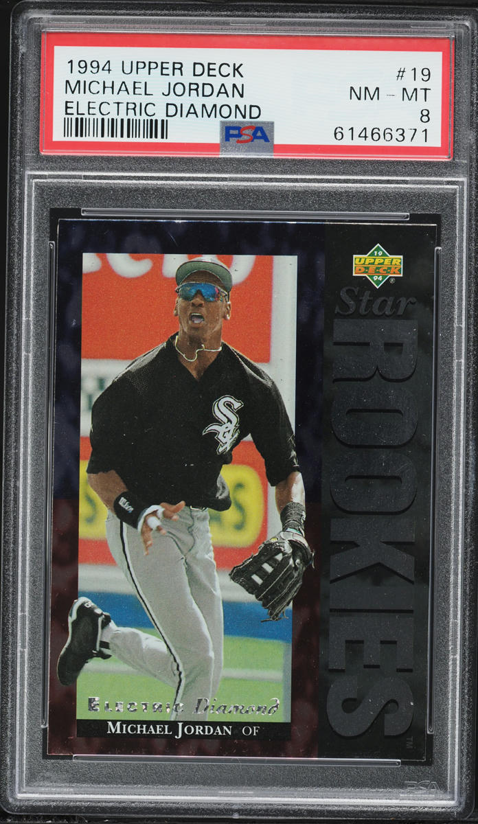 1994 Upper Deck Electric Diamond Michael Jordan ROOKIE #19 PSA 8 NM-MT