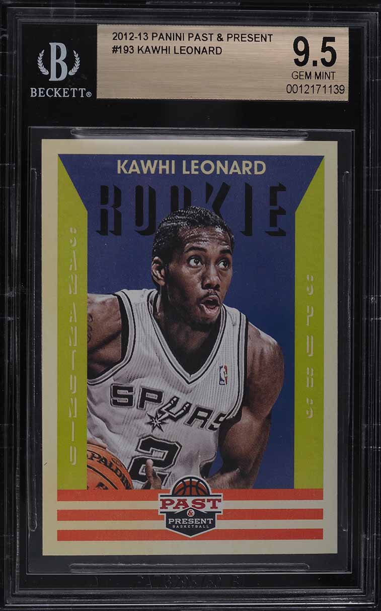 2012 Panini Past & Present Kawhi Leonard ROOKIE RC #193 BGS 9.5 GEM MINT