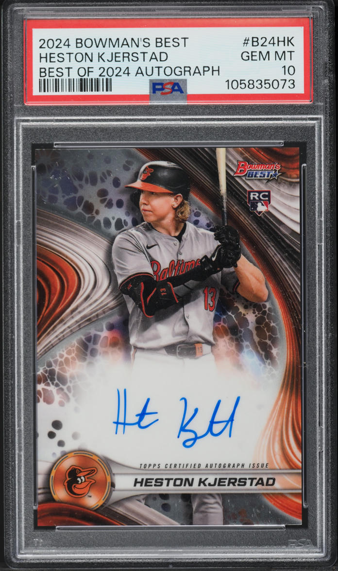 2024 Bowman's Best Of 2024 Heston Kjerstad ROOKIE AUTO #B24HK PSA 10 GEM MINT