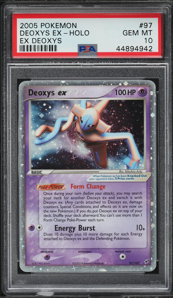 2005 Pokemon Holo Deoxys ex #97 PSA 10 GEM MINT
