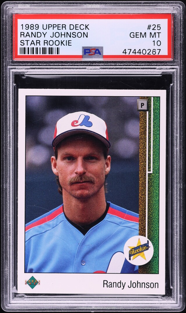 1989 Upper Deck Randy Johnson ROOKIE #25 PSA 10 GEM MINT