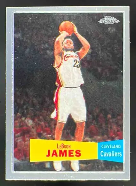 2007-08 Topps Chrome 1957 58 Variations #23 LeBron James