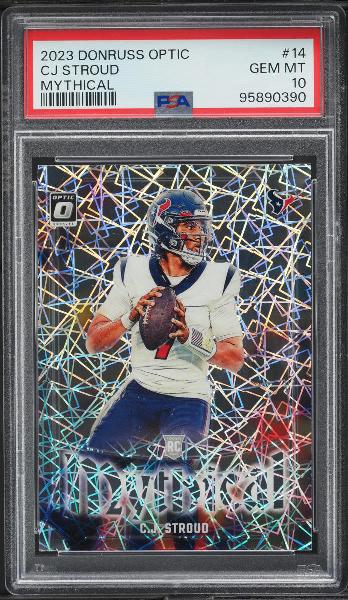 2023 Donruss Optic Mythical C.J. Stroud ROOKIE #14 PSA 10 GEM MINT