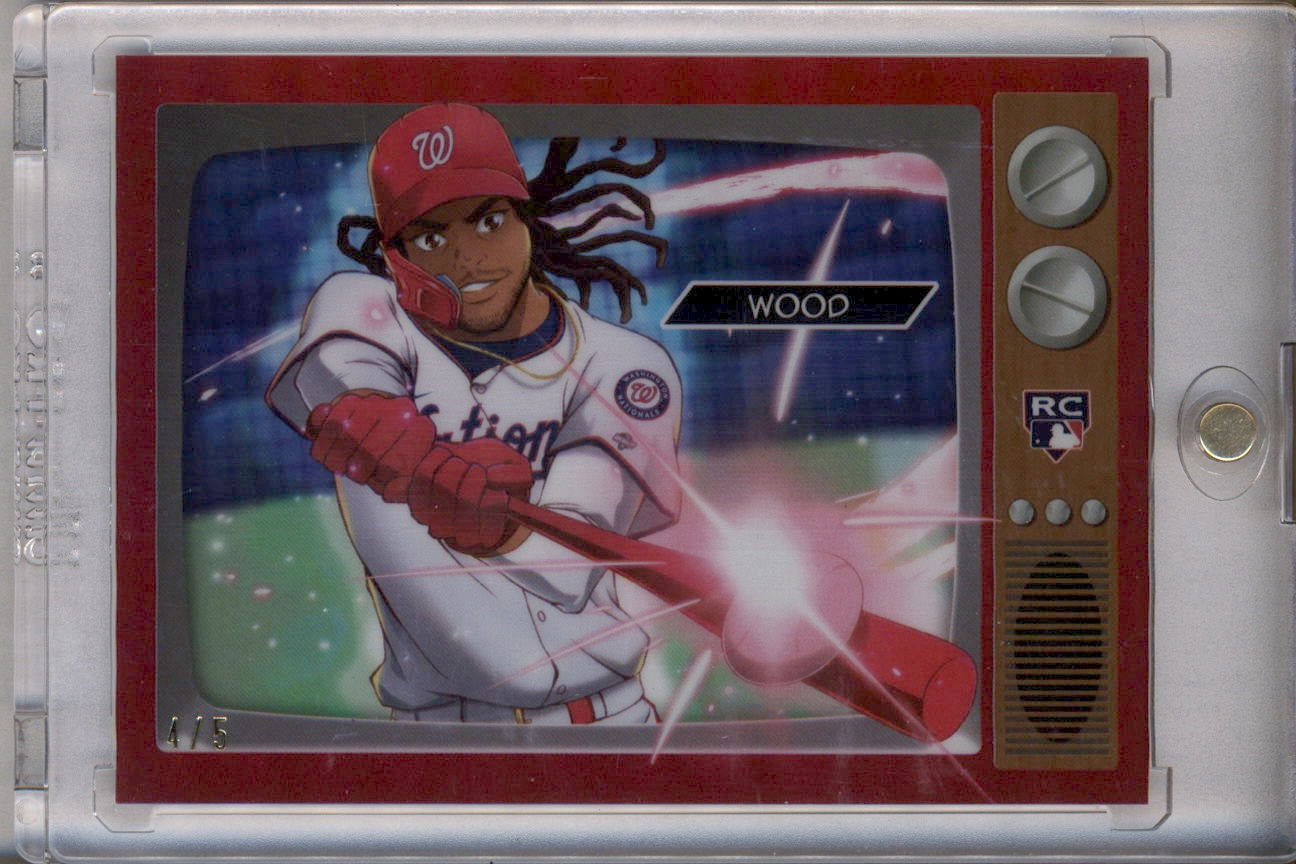 2025 Bowman Anime Red Refractor #BA-10 James Wood RC /5