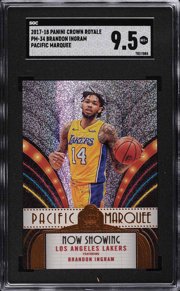 Brandon Ingram #PM-34 2017-18 Panini Crown Royale Basketball Pacific Marquee