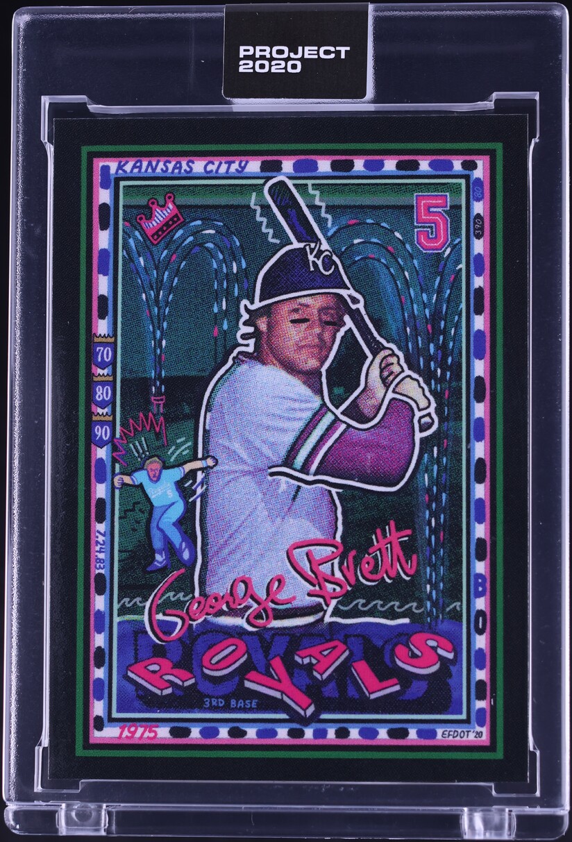 2020 Topps Project 2020 By Efdot George Brett #192