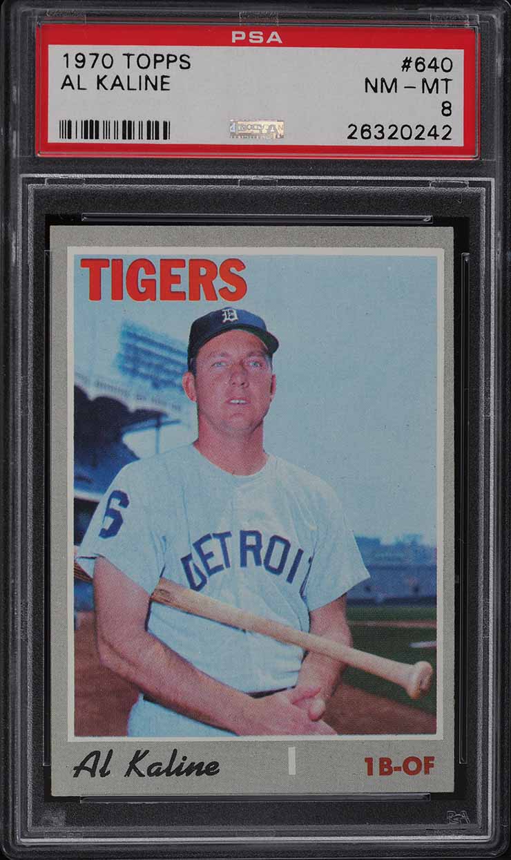 1970 Topps Al Kaline #640 PSA 8 NM-MT
