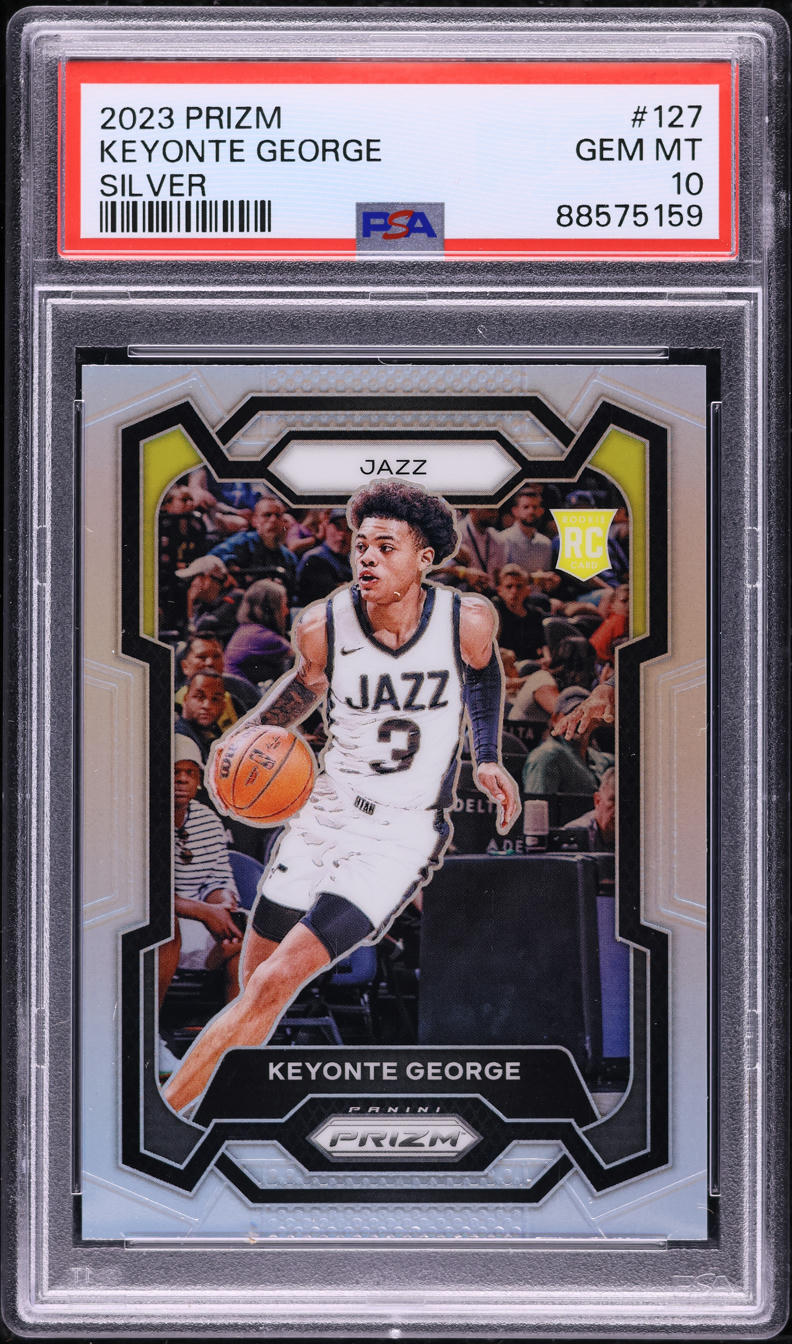 2023 Panini Prizm Silver Keyonte George ROOKIE #127 PSA 10 GEM MINT