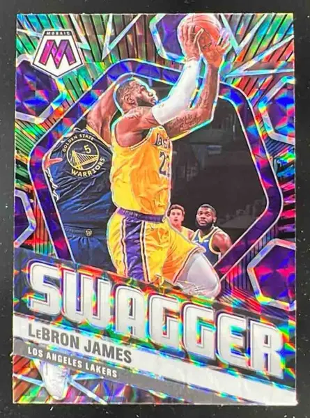 2020-21 Panini Mosaic Swagger #3 LeBron James