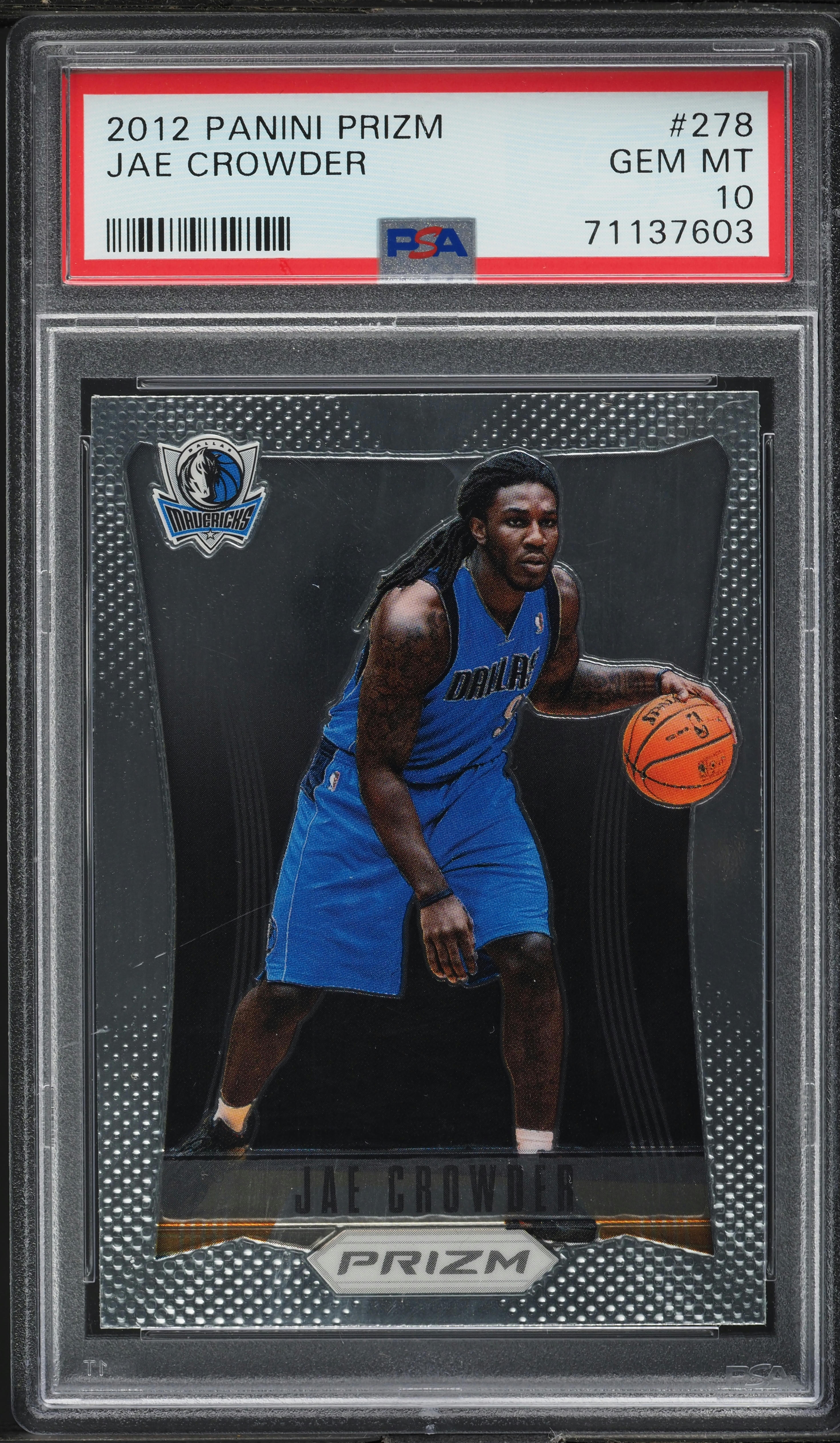 2012 Panini Prizm Jae Crowder ROOKIE #278 PSA 10 GEM MINT