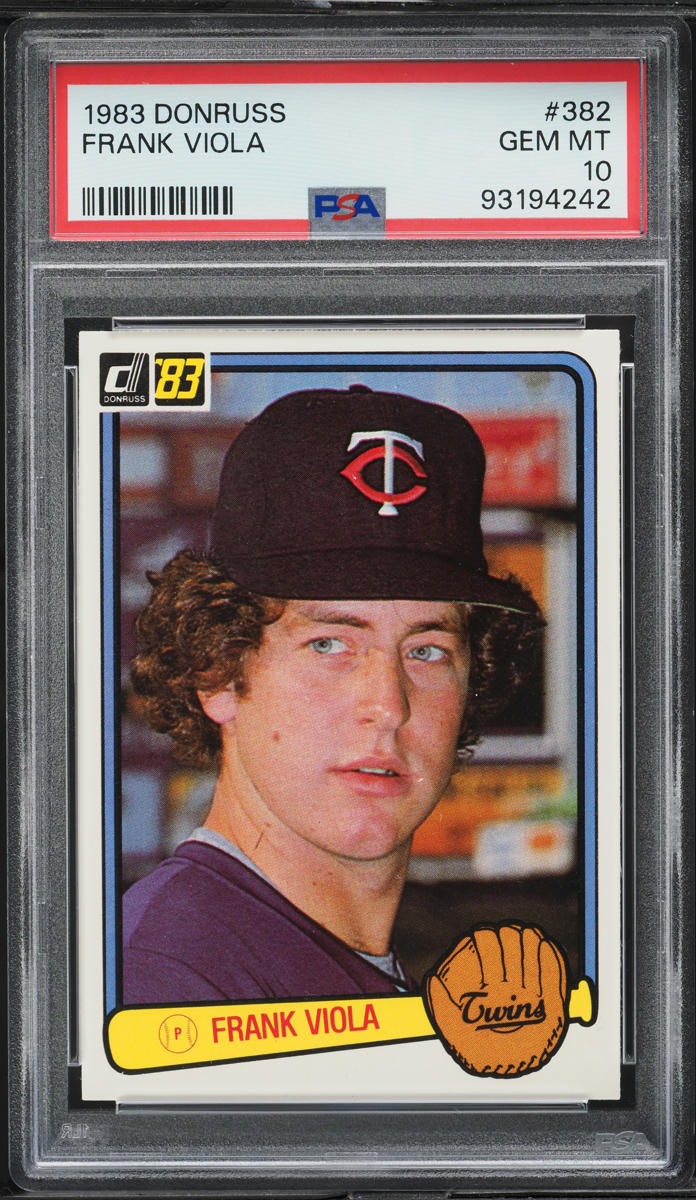 1983 Donruss Frank Viola ROOKIE #382 PSA 10 GEM MINT