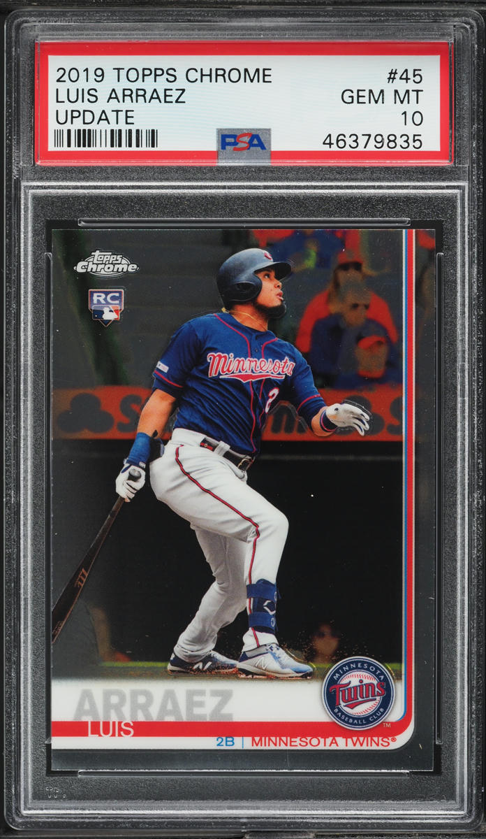 2019 Topps Chrome Update Luis Arraez ROOKIE #45 PSA 10 GEM MINT