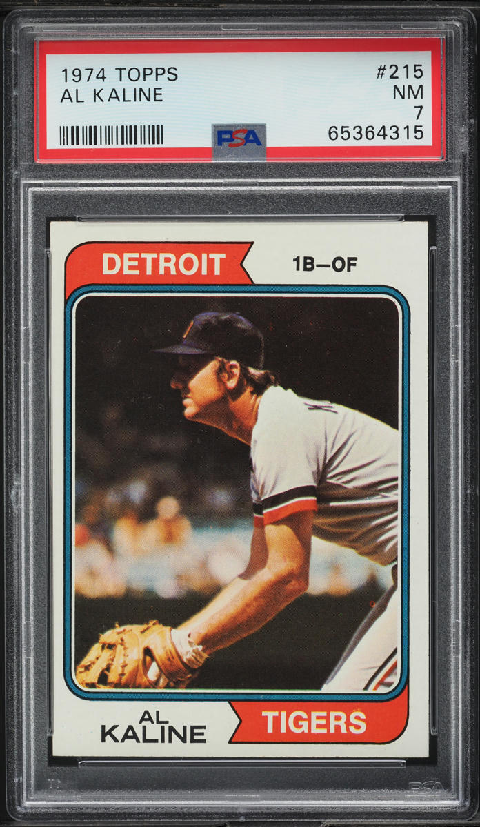 1974 Topps Al Kaline #215 PSA 7 NRMT