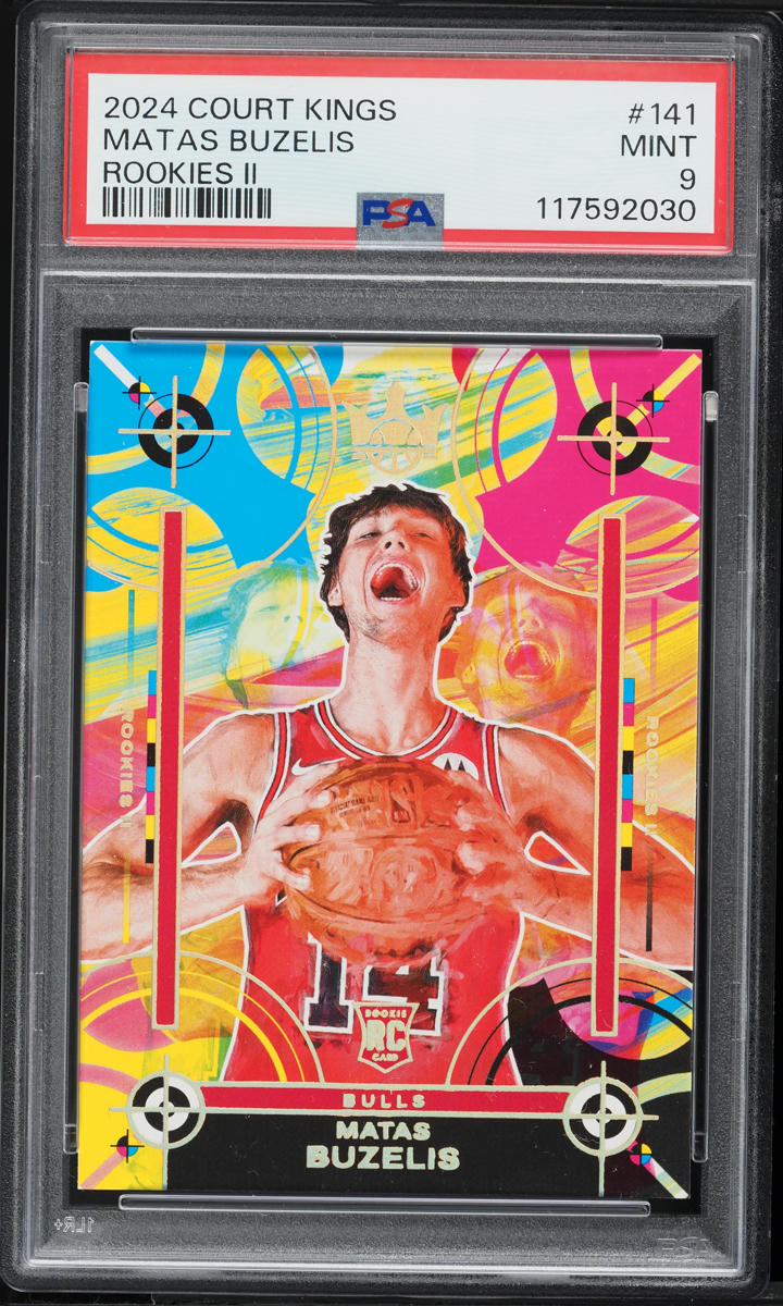 2024 Panini Court Kings II Matas Buzelis ROOKIE #141 PSA 9 MINT