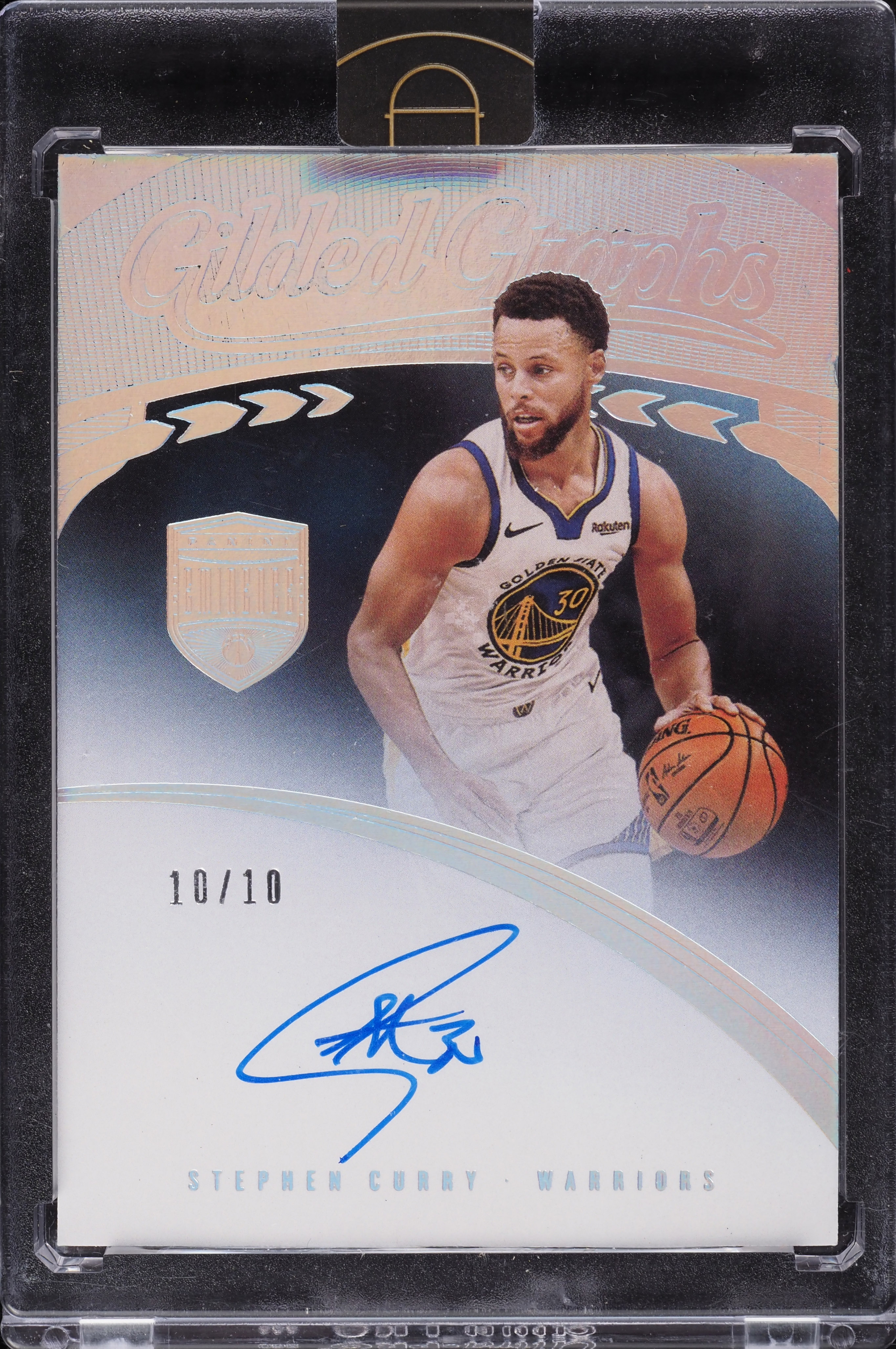 2019 Panini Eminence Gilded Graphs Stephen Curry AUTO 10/10 #GG-SCY