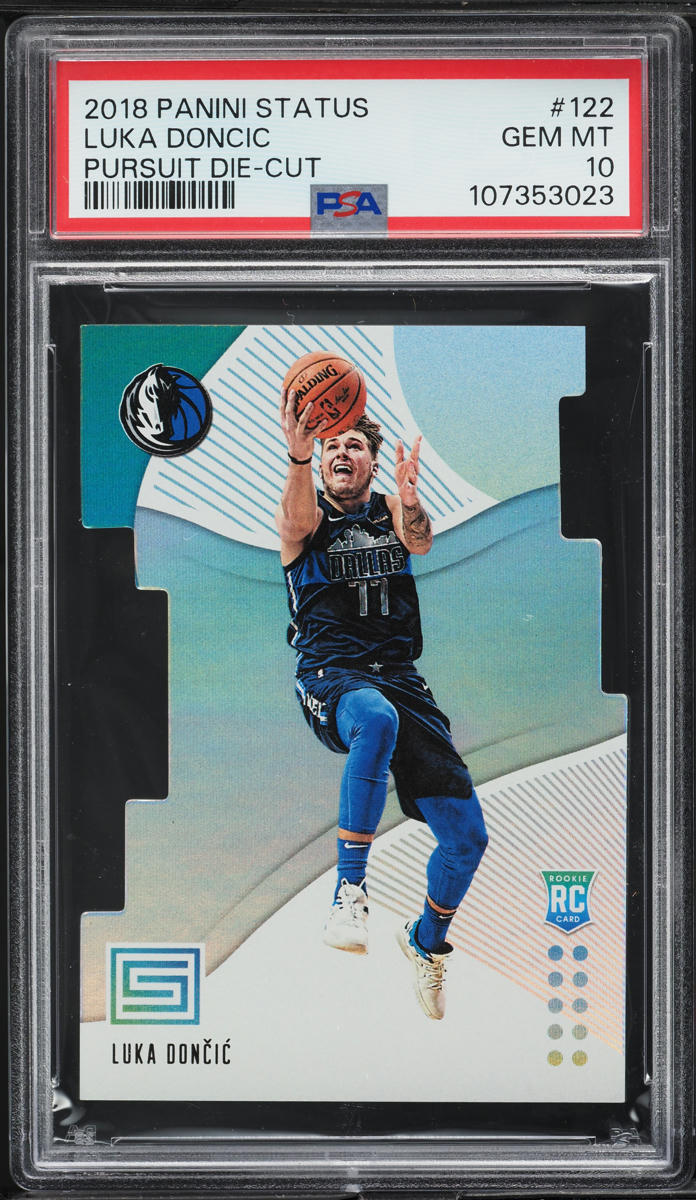2018 Panini Status Pursuit Die-Cut Luka Doncic ROOKIE #122 PSA 10 GEM MINT