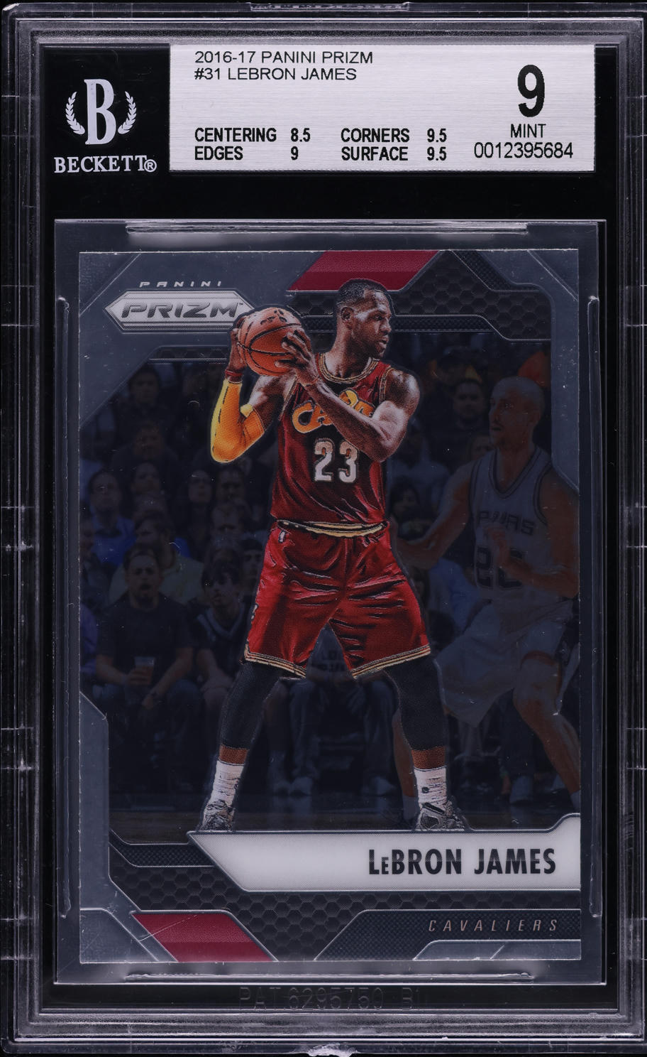 2016 Panini Prizm LeBron James #31 BGS 9 MINT
