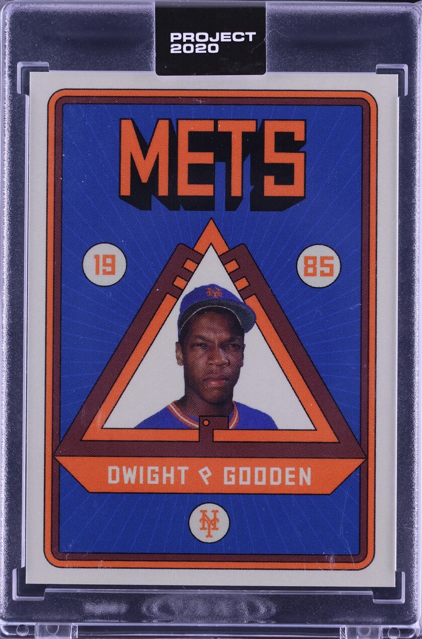 2020 Topps Project 2020 By Grotesk Dwight Gooden #106 CGC AUTH