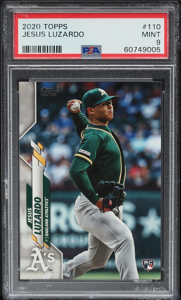 2020 Topps Jesus Luzardo ROOKIE #110 PSA 9 MINT