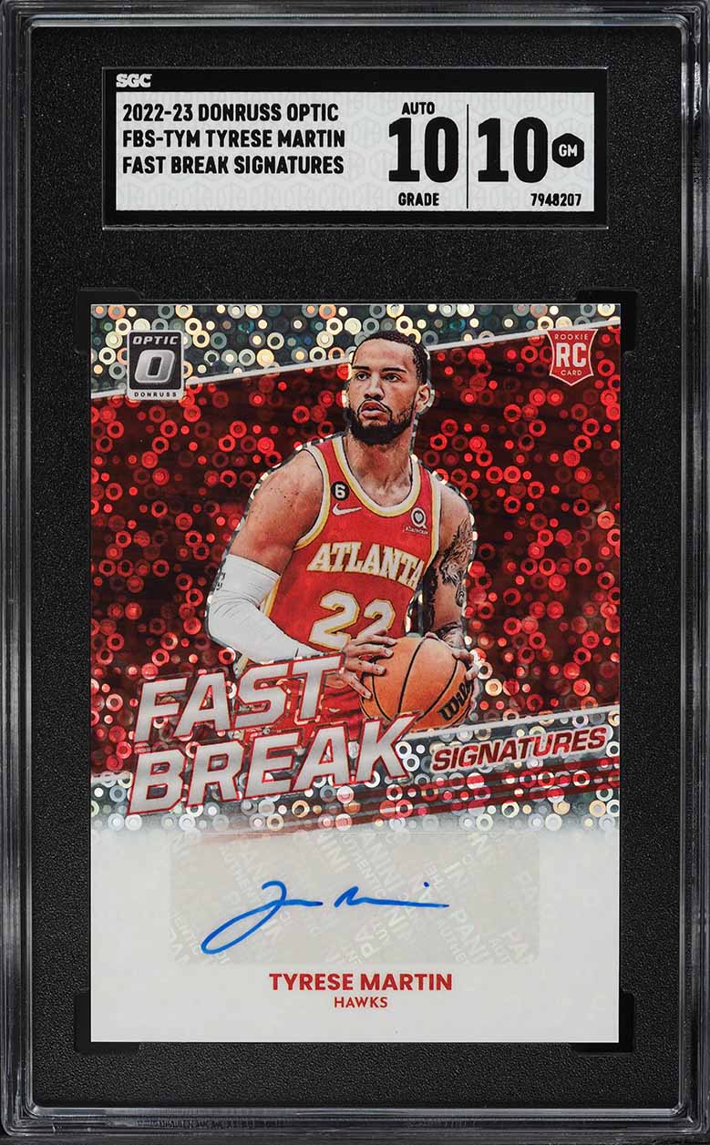Tyrese Martin #FBS-TYM 2022-23 Donruss Optic Basketball Fast Break Signatures