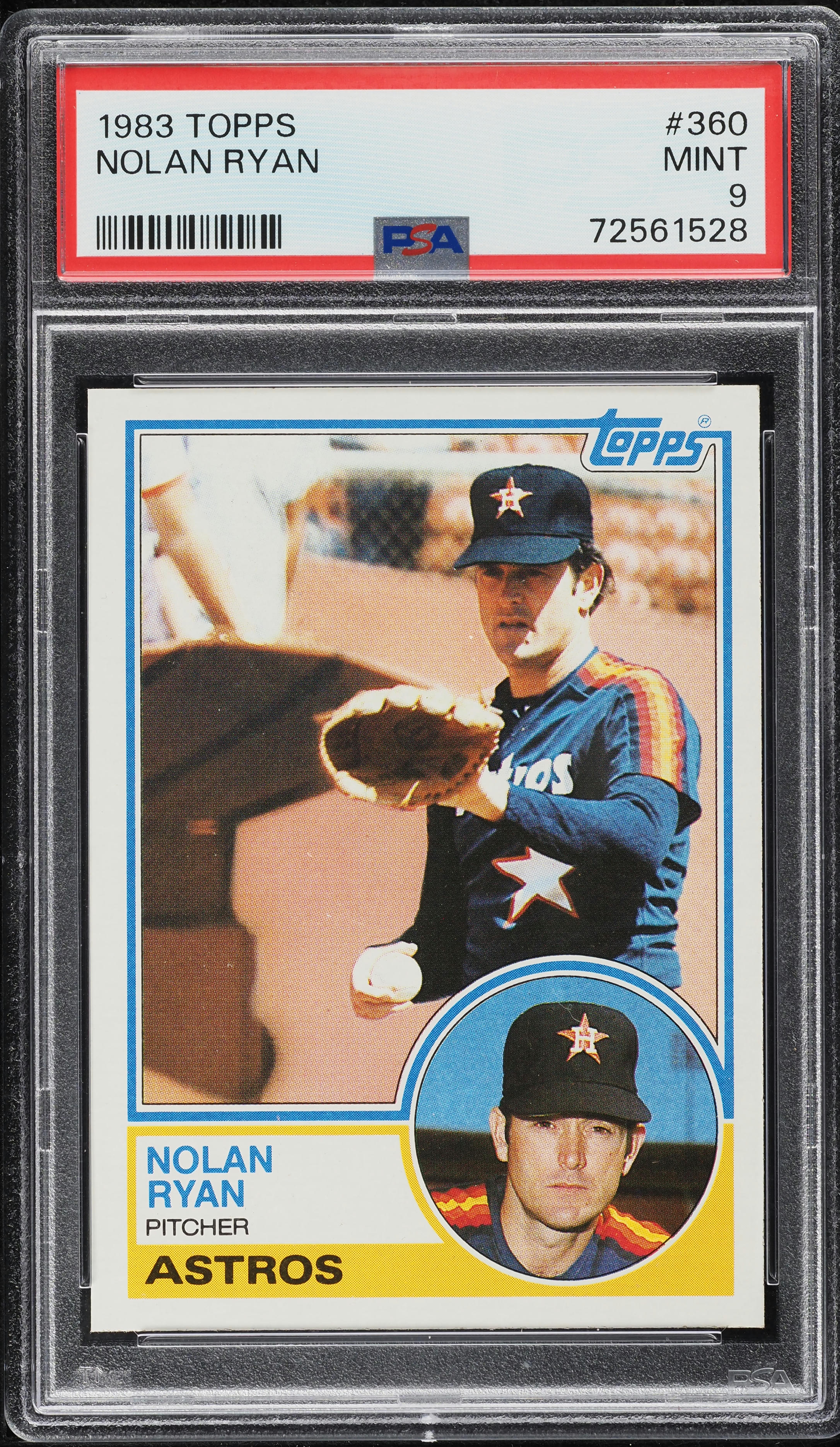 1983 Topps Nolan Ryan #360 PSA 9 MINT