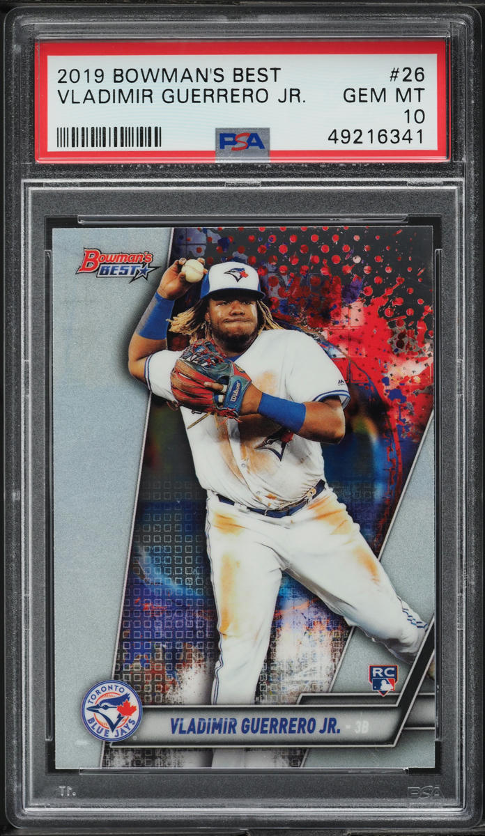2019 Bowman's Best Vladimir Guerrero Jr. ROOKIE #26 PSA 10 GEM MINT