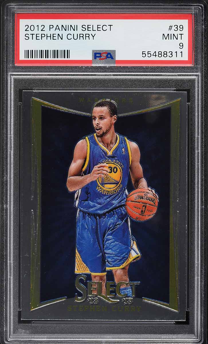 2012 Select Basketball Stephen Curry #39 PSA 9 MINT