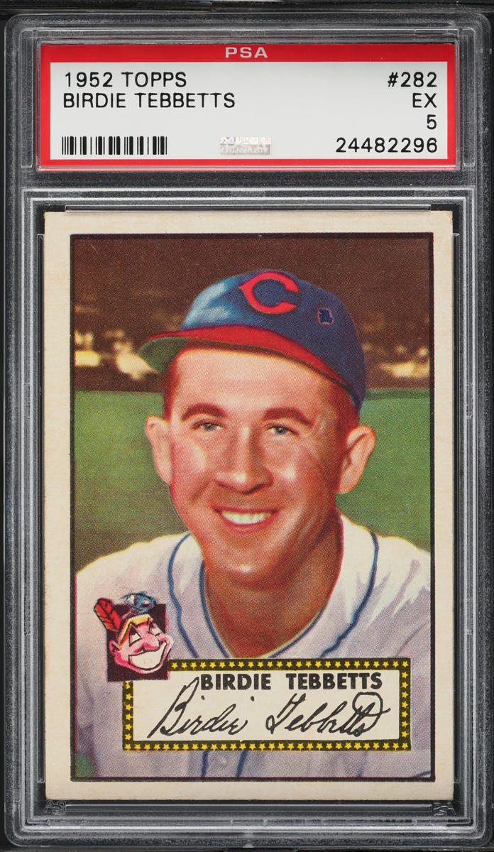1952 Topps Birdie Tebbetts #282 PSA 5 EX