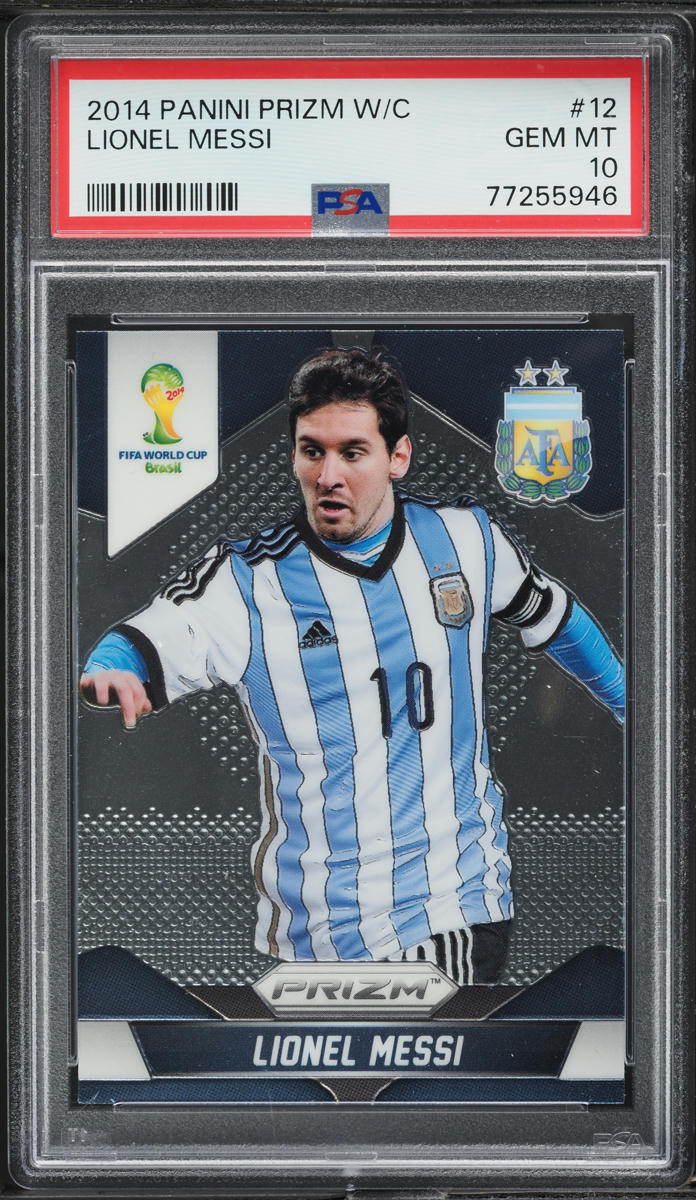 2014 Panini Prizm World Cup Lionel Messi #12 PSA 10 GEM MINT