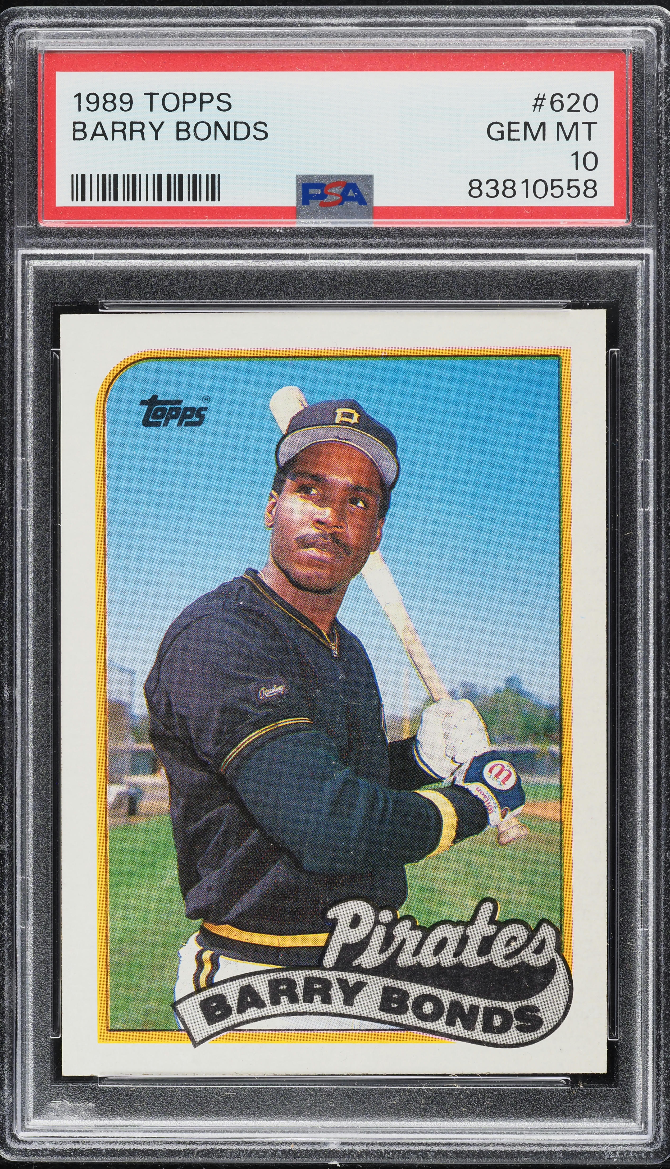 1989 Topps Barry Bonds #620 PSA 10 GEM MINT