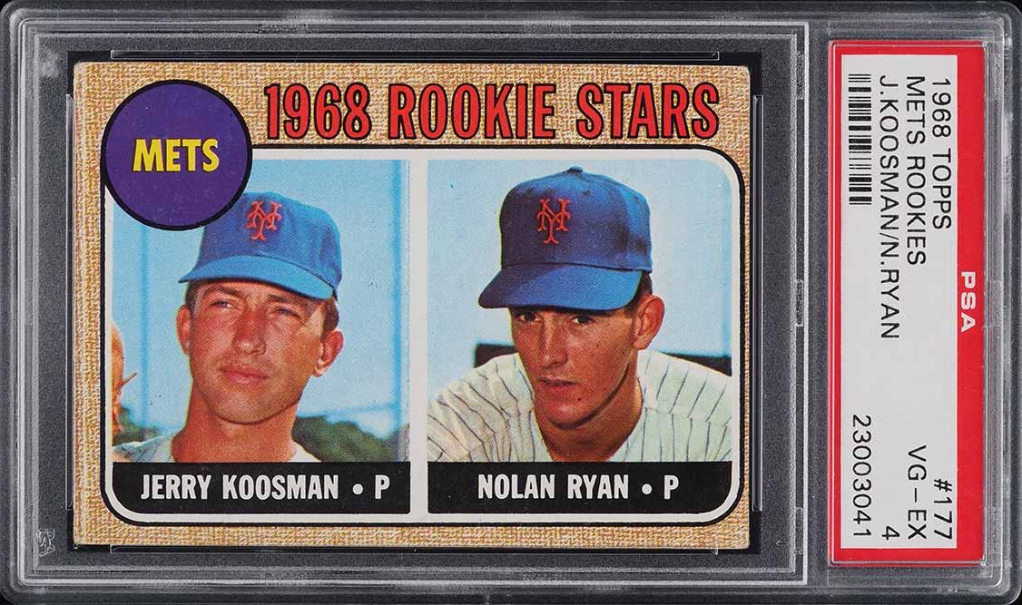 1968 Topps Nolan Ryan ROOKIE #177 PSA 4 VGEX