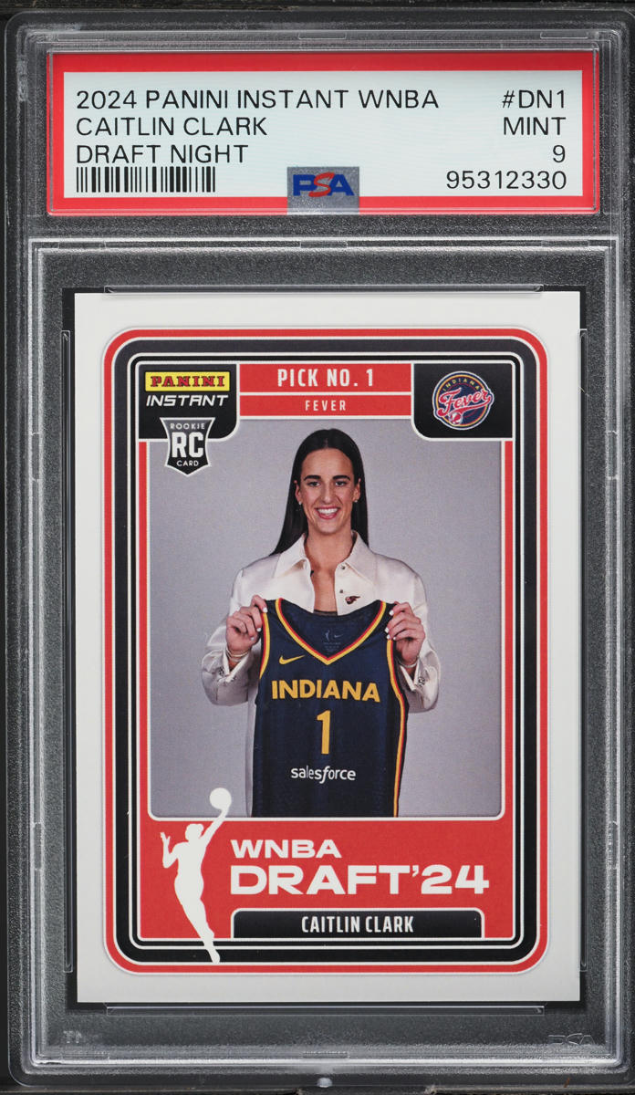 2024 Panini Instant WNBA Draft Night Caitlin Clark ROOKIE #DN1 PSA 9 MINT