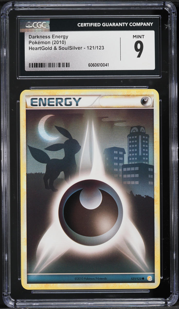 2010 Pokemon HeartGold & SoulSilver Darkness Energy #121 CGC 9 MINT
