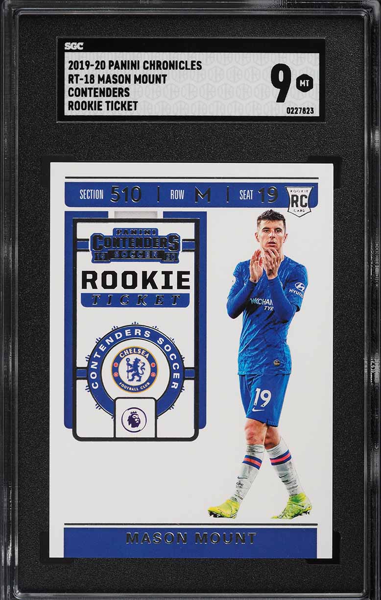 2019 Panini Chronicles Contenders Ticket Mason Mount ROOKIE #RT-18 SGC 9 MINT
