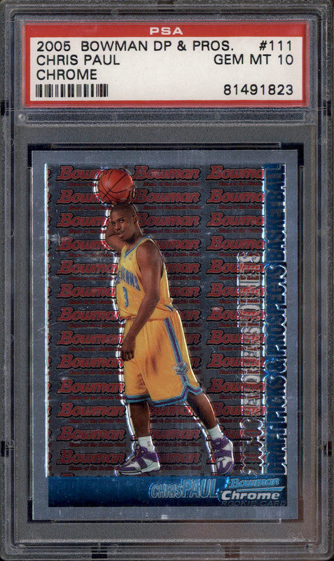 2005 Bowman Draft Picks & Prospects Chrome #111 Chris Paul RC PSA 10