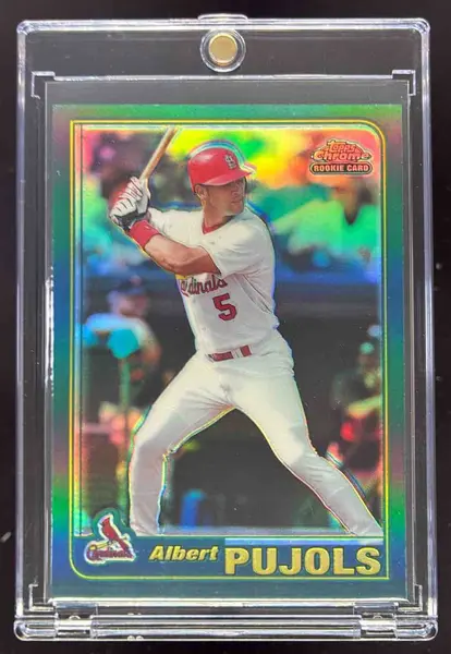 2001 Topps Traded & Rookies Chrome Retrofractors #T247 Albert Pujols RC