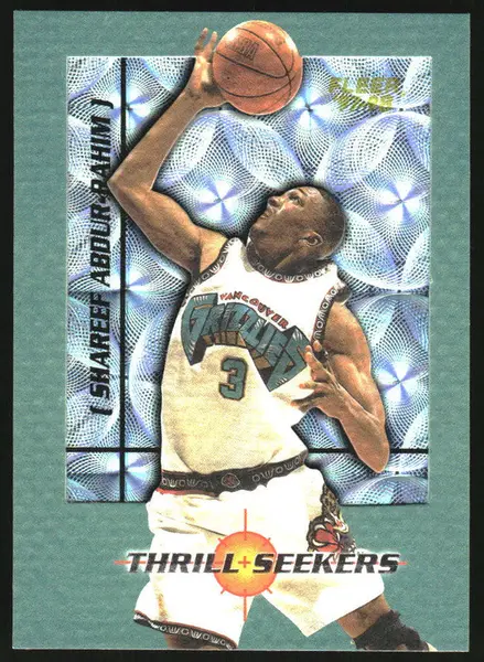 1997-98 Fleer Thrill Seekers #1TS Shareef Abdur-Rahim