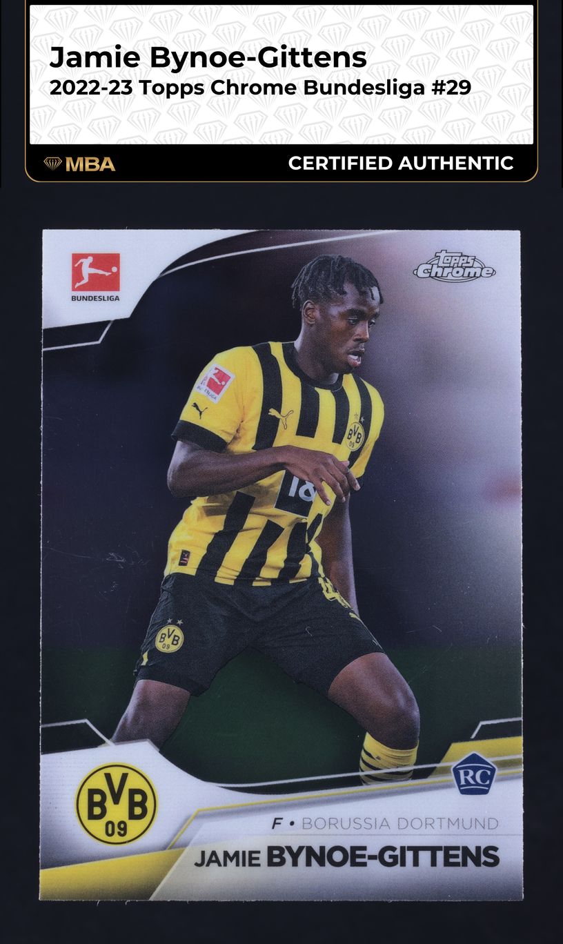 Jamie Bynoe-Gittens 2022 Topps Chrome Bundesliga #29 Base Price