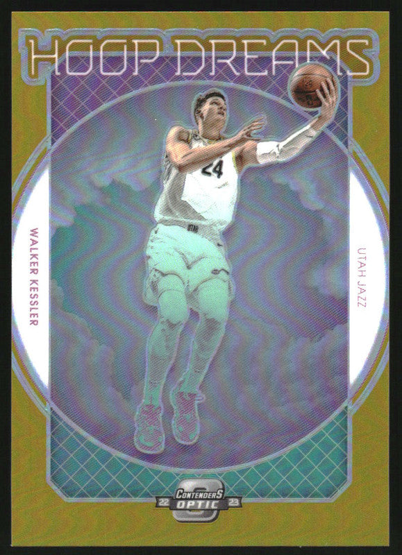 2022-23 Panini Contenders Optic Hoop Dreams Gold #17 Walker Kessler RC /10
