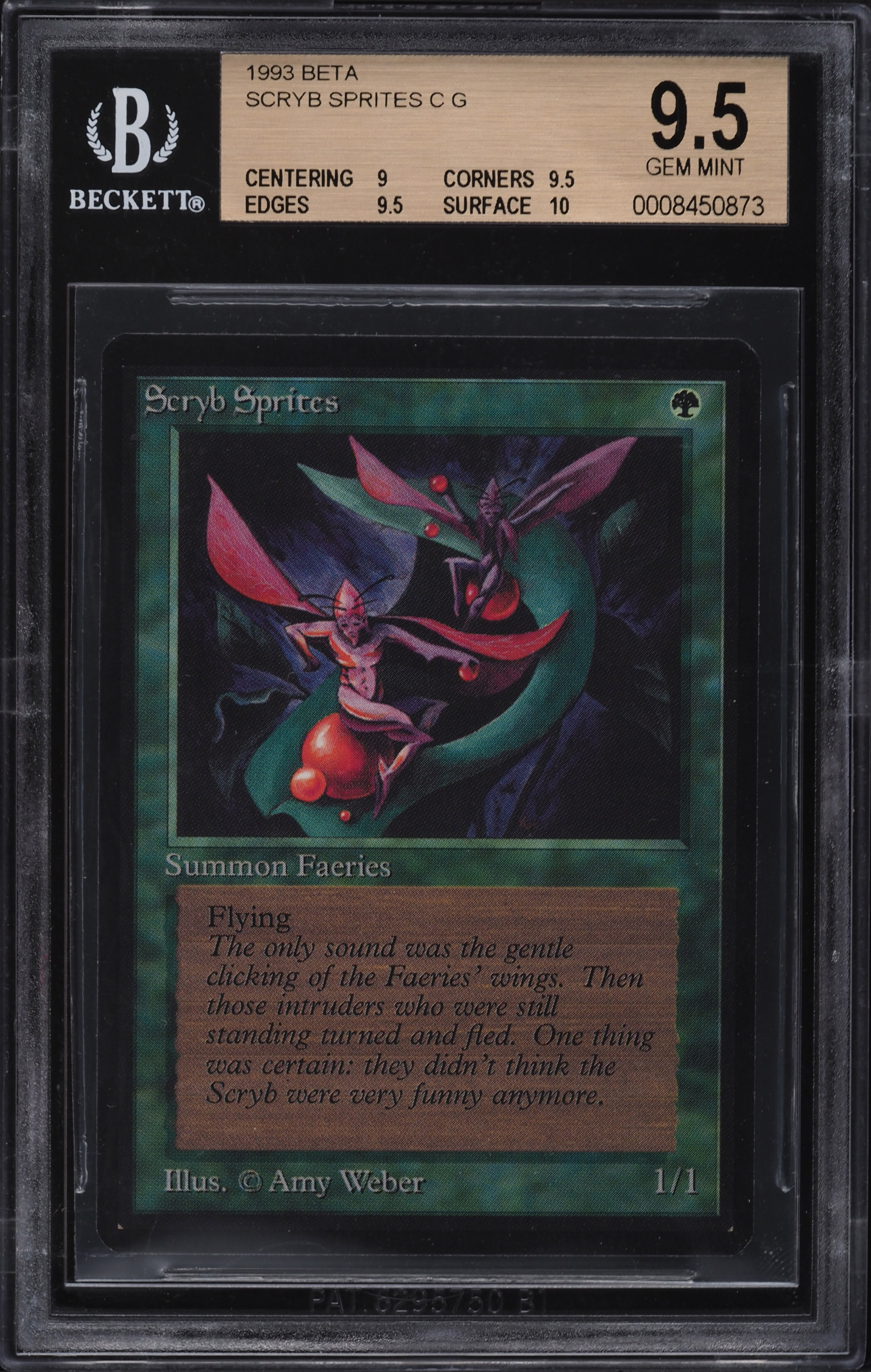 1993 Magic The Gathering MTG Beta Scryb Sprites C G BGS 9.5 GEM MINT