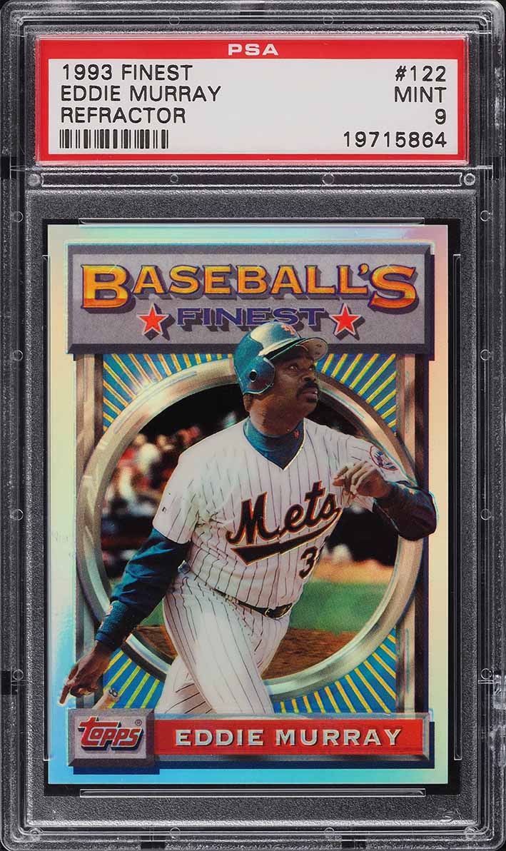 1993 Finest Refractor Eddie Murray #122 PSA 9 MINT