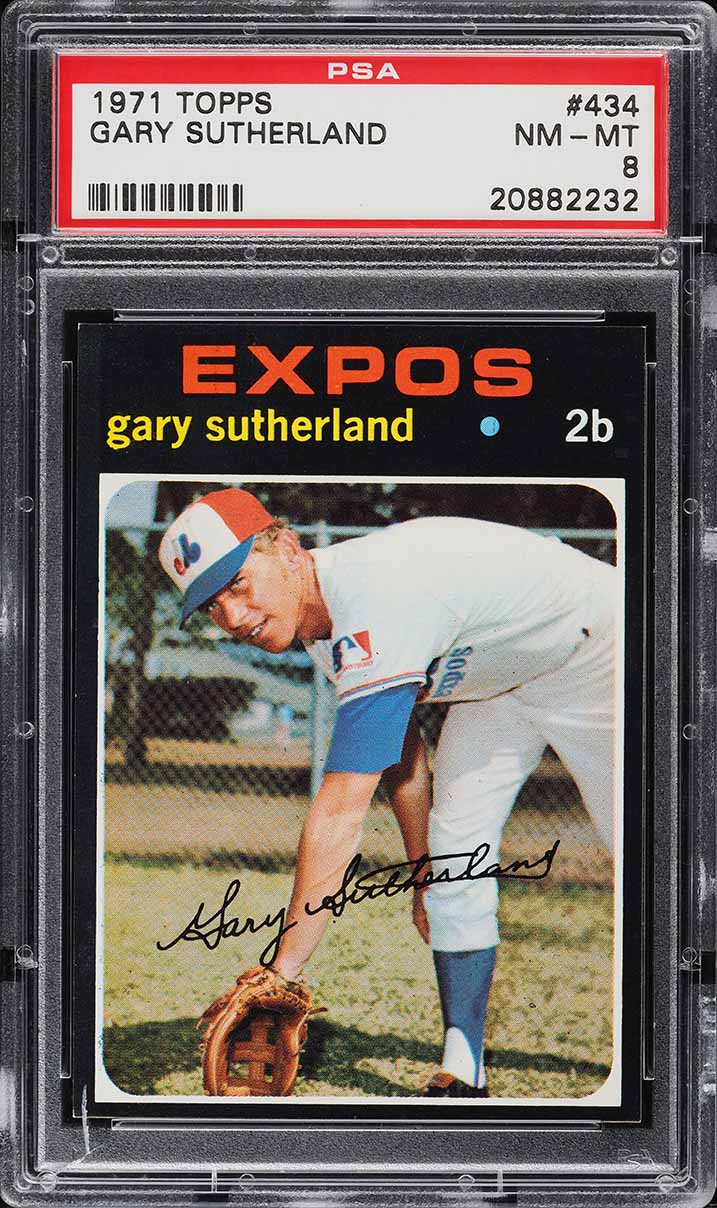 1971 Topps Gary Sutherland #434 PSA 8 NM-MT