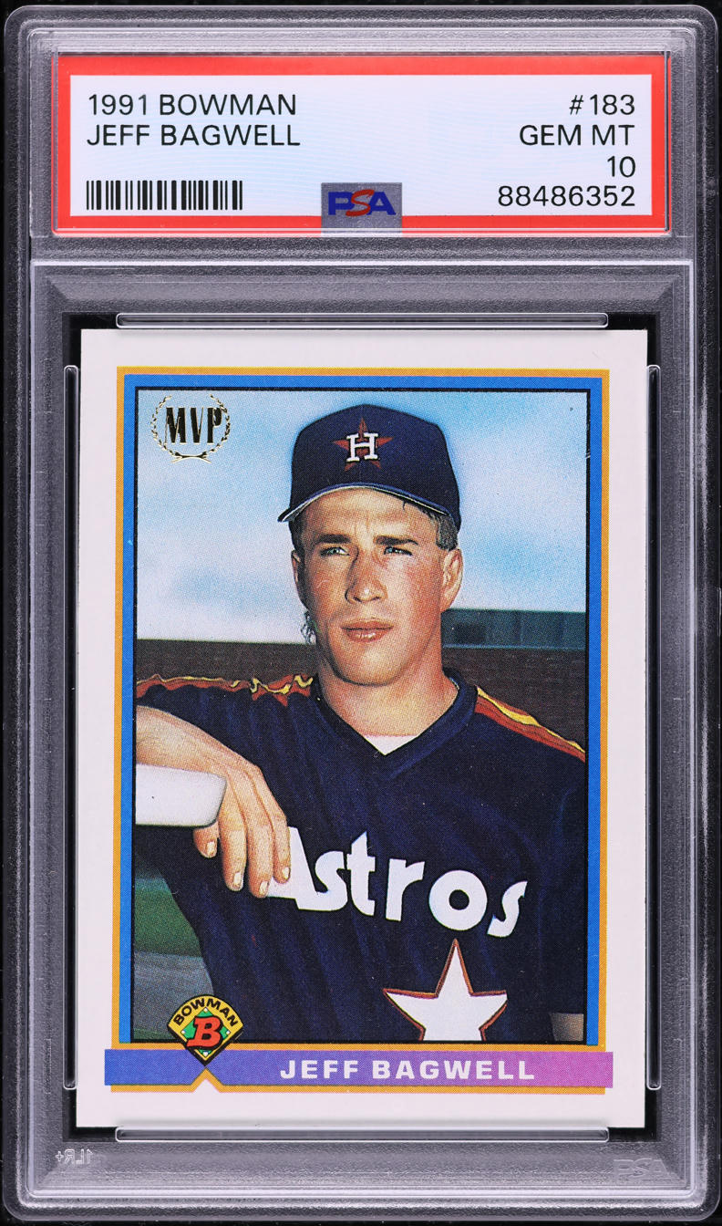 1991 Bowman Jeff Bagwell ROOKIE #183 PSA 10 GEM MINT
