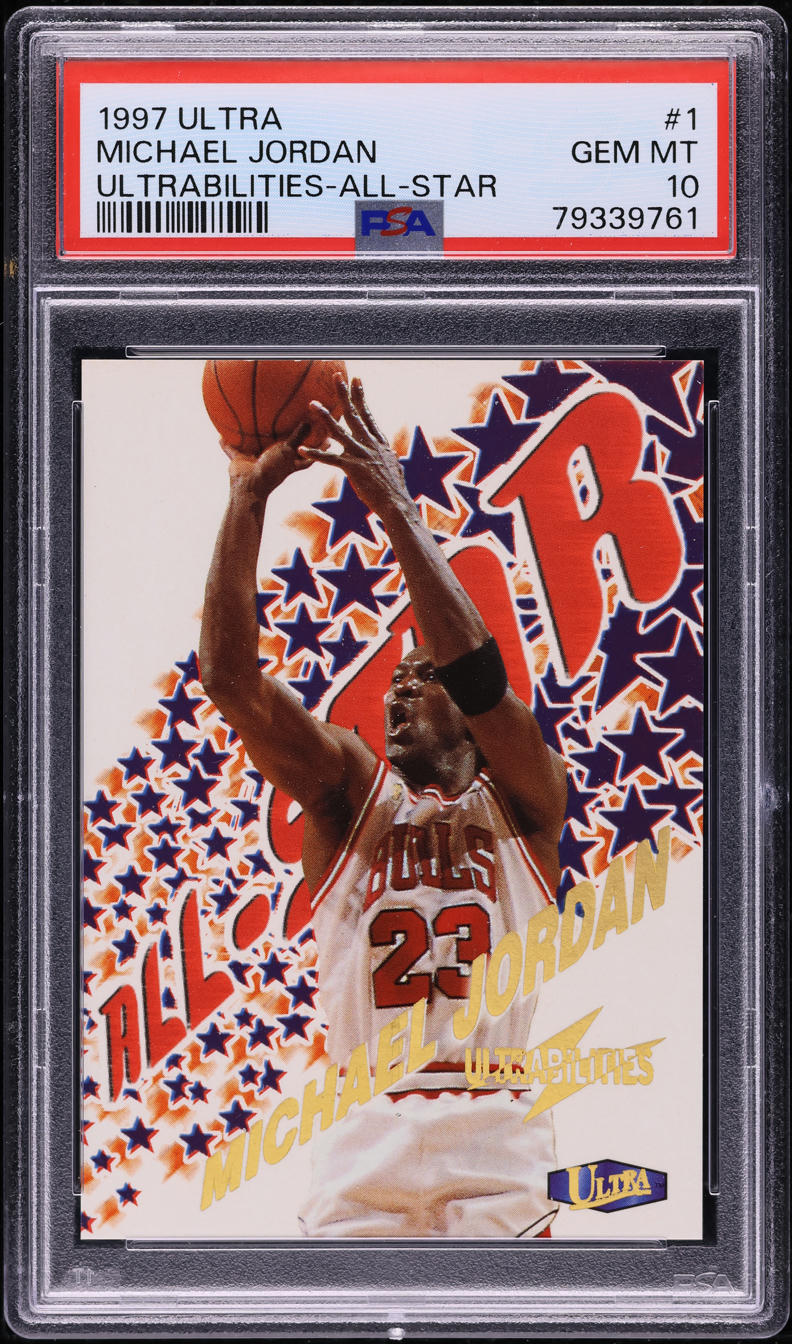 1997 Ultra Ultrabilities All-Star Michael Jordan #1 PSA 10 GEM MINT