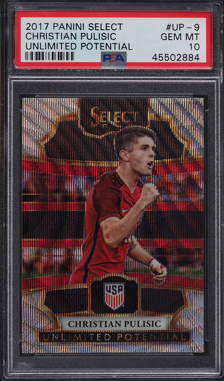 2017 Select Unlimited Potential Christian Pulisic #UP-9 PSA 10 GEM MINT