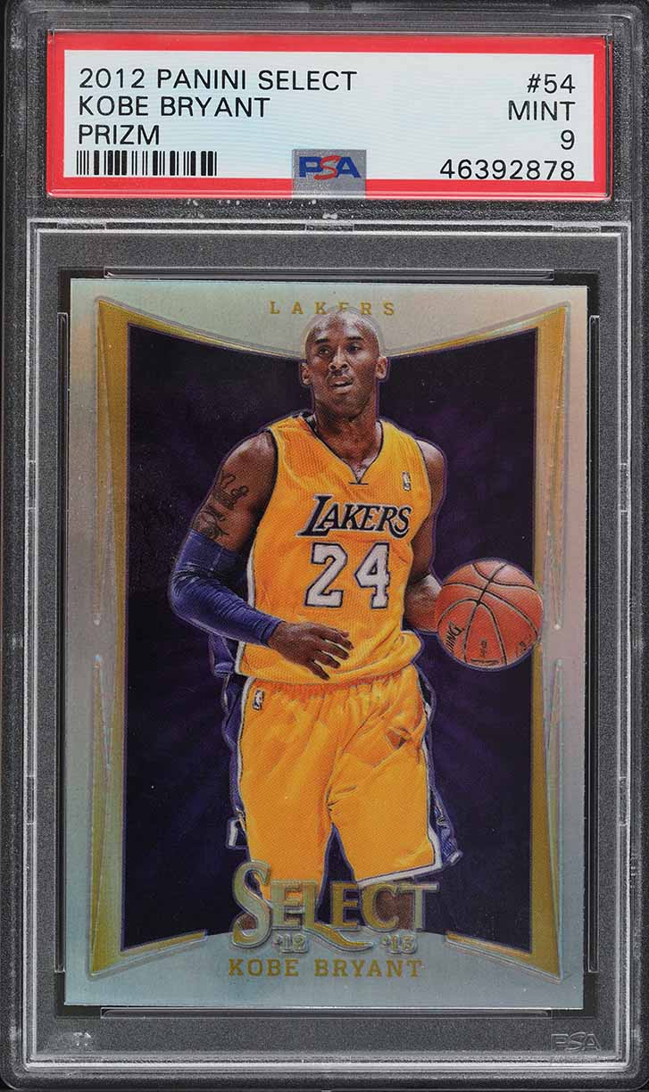 2012 Select Silver Prizm Kobe Bryant #54 PSA 9 MINT